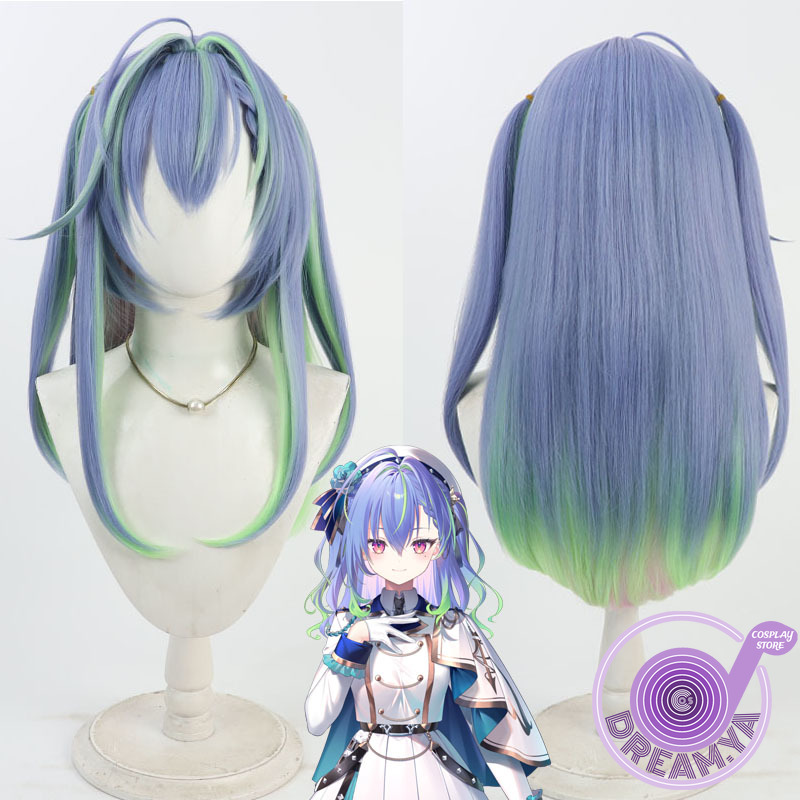 Suzumi Nemo Cosplay Wig Vtuber - Anime Cosplay Blue Hair ulasan dan harga