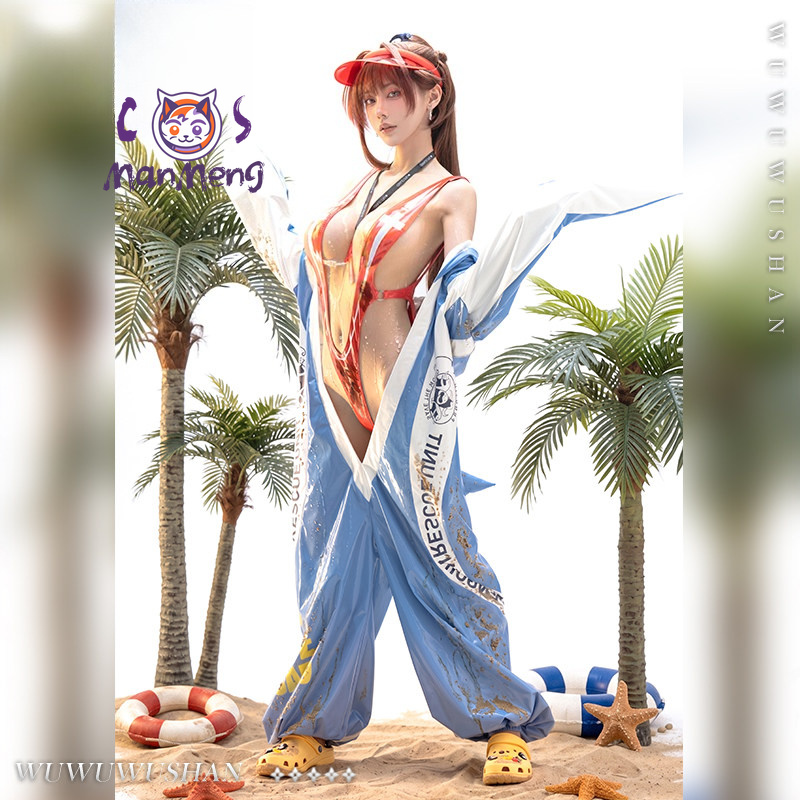 Marciana NIKKE Swimsuit Cospla - Anime Cosplay Jumpsuit ulasan dan harga