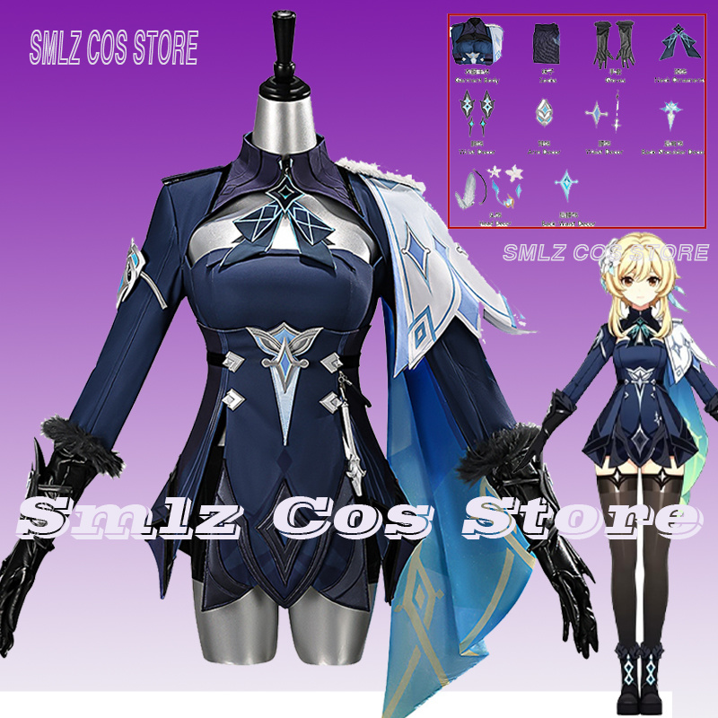 2026 Genshin Impact Traveler L - Anime Cosplay Ladies ulasan dan harga