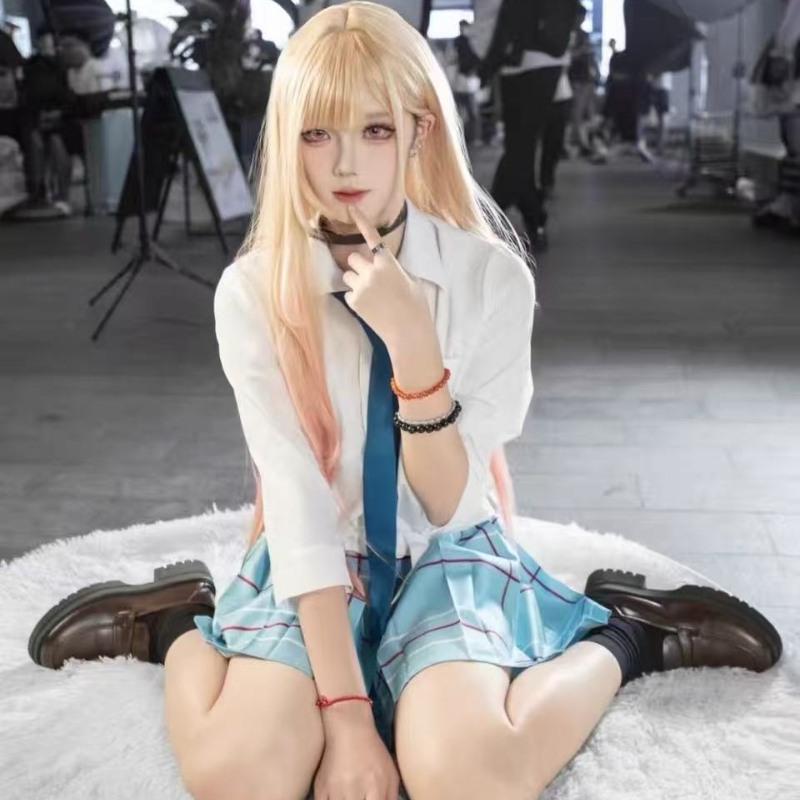 Anime JK School Uniform Dress  - Kitagawa Anime Cosplay ulasan dan harga
