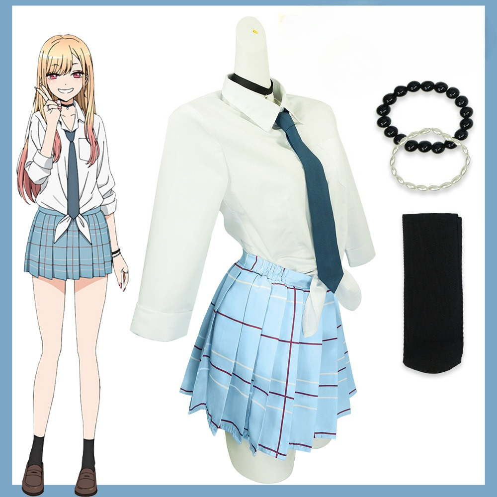 Anime JK School Uniform Dress  - Kitagawa Anime Cosplay ulasan dan harga