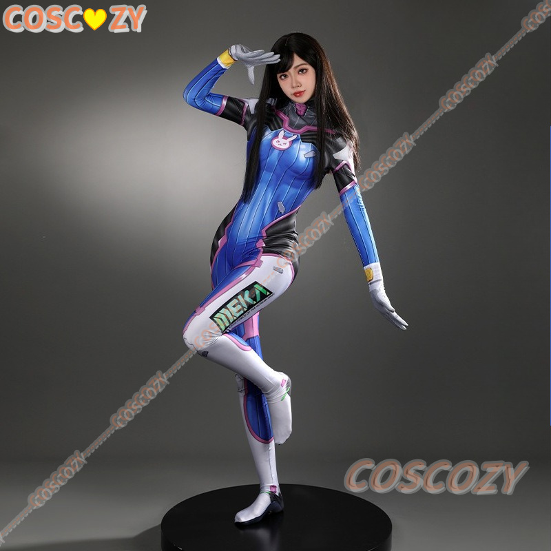 Women Dva Cosplay Complete Out - Anime Cosplay Jumpsuit ulasan dan harga