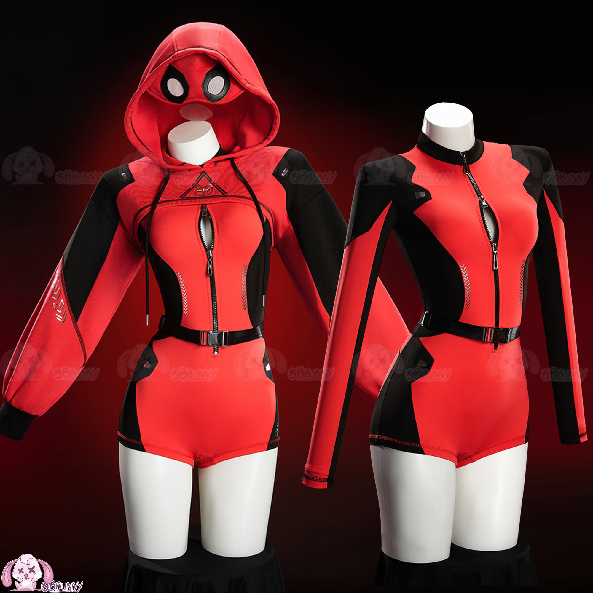 DeadPooing Cosplay Costume  Ou - Anime Cosplay Jumpsuit ulasan dan harga